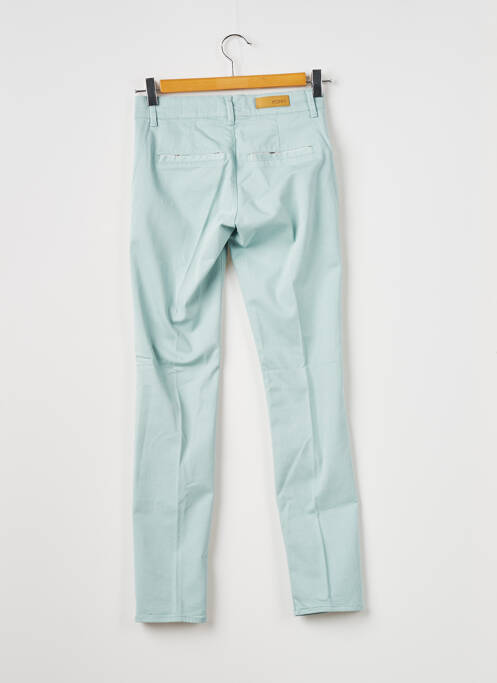 Pantalon chino bleu HAPPY pour femme