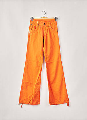 Jeans coupe large sélection denim taille normale orange LOIS femme