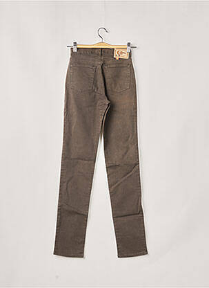 Jeans coupe slim broderie rivets taille normale gris CIMARRON femme