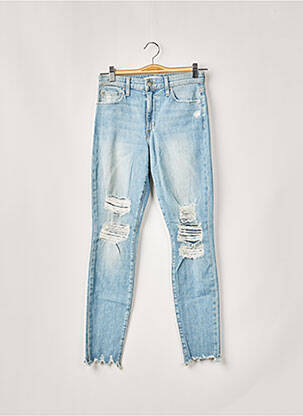 Jeans coupe slim broderie rivets taille normale bleu JOE S femme
