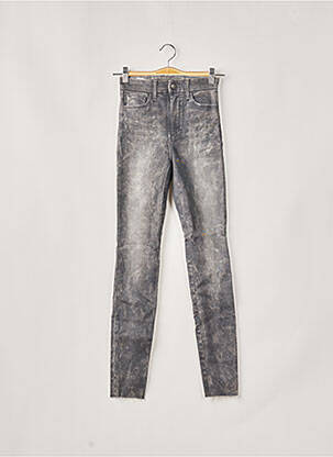 Jeans coupe slim slim taille haute gris JOE S femme