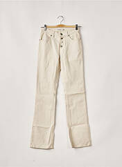 Jeans bootcut beige SCHOOL RAG pour femme seconde vue