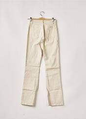 Jeans bootcut beige SCHOOL RAG pour femme seconde vue