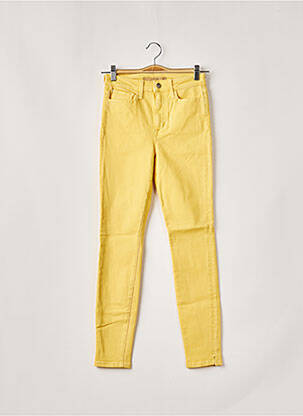 Jeans coupe slim jaune JOE S pour femme