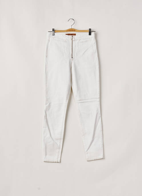 Jeans coupe slim blanc JOE S pour femme