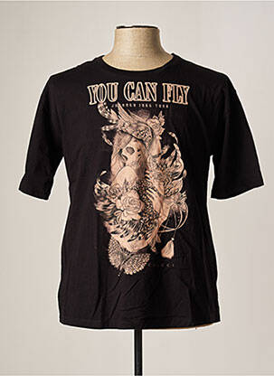 T-shirt coupe cintrée manches courtes noir COLCCI homme