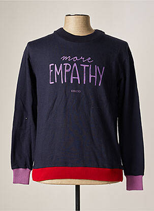 Sweat-shirt stretch manches longues bleu COLCCI homme