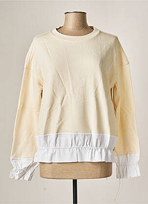 Sweat-shirt beige SISLEY pour femme