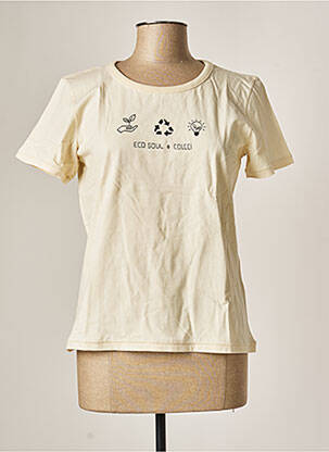 T-shirt beige COLCCI pour femme