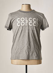 T-shirt gris COLCCI pour homme seconde vue