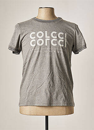 T-shirt gris COLCCI pour homme