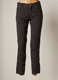 Pantalon 7/8 stretch taille basse gris MY PANTS femme