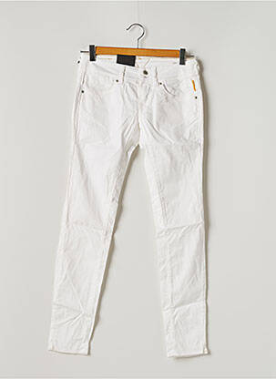 Pantalon slim taille basse taille basse blanc MELTIN'POT femme