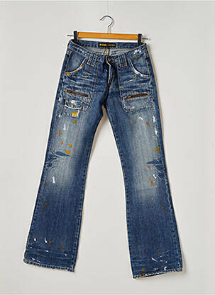 Jeans bootcut bleu RWD pour femme