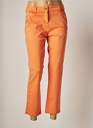 Pantalon 7/8 orange TRUE LEGEND pour femme