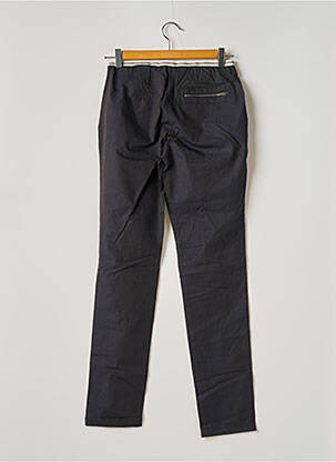 Pantalon 7/8 tissage popeline taille basse gris MY PANTS femme