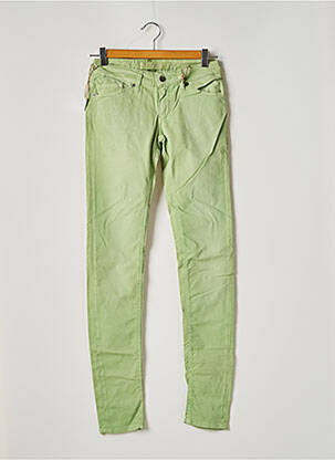 Pantalon slim taille basse taille basse vert RWD femme