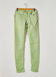 Pantalon slim taille basse taille basse vert RWD femme