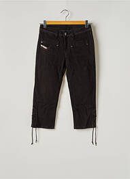 Corsaire stretch taille basse noir DIESEL femme
