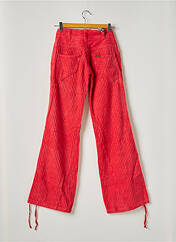 Pantalon flare rouge LOIS pour femme seconde vue