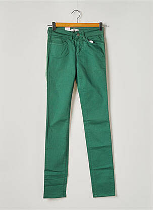 Pantalon slim vert WHITE LAB CULTURE pour femme
