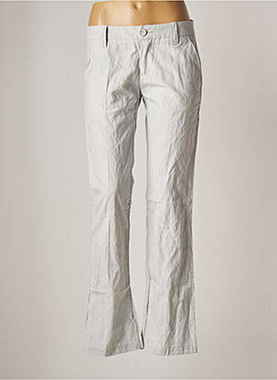 Pantalon chino tissage popeline bleu FREEMAN T.PORTER femme