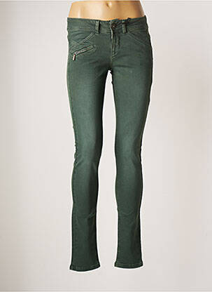Jeans coupe slim vert FREEMAN T.PORTER pour femme