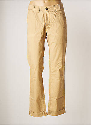 Pantalon chino beige FREEMAN T.PORTER pour femme