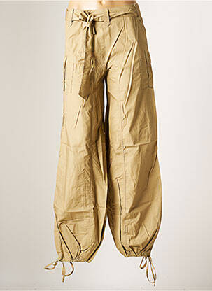 Pantalon cargo beige ICHI pour femme