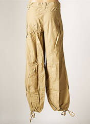 Pantalon cargo beige ICHI pour femme seconde vue