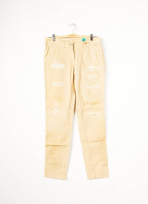 Pantalon chino taille basse taille basse beige REPLAY femme