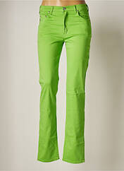 Jeans coupe slim vert CIMARRON pour femme seconde vue