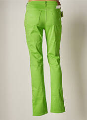 Jeans coupe slim vert CIMARRON pour femme seconde vue
