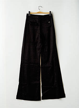 Pantalon large fermeture zippée sous rabat avec crochet taille normale noir MISS SIXTY femme