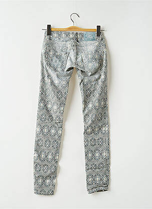 Pantalon slim taille basse taille basse bleu PLEASE femme