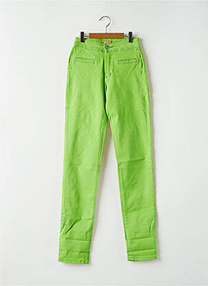Jeans coupe slim vert CIMARRON pour femme