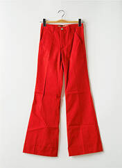 Pantalon chino rouge FREEMAN T.PORTER pour femme seconde vue