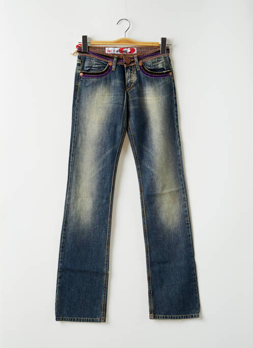 Jeans bootcut sélection denim taille basse bleu TAKE TWO femme