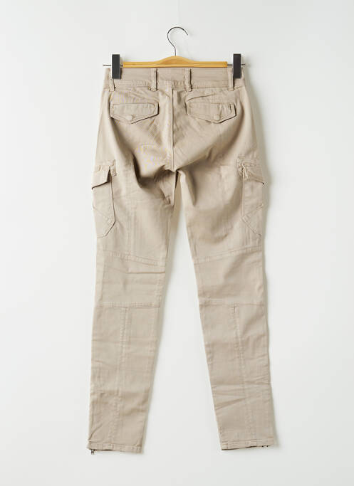 Pantalon cargo beige FIVE PM pour femme