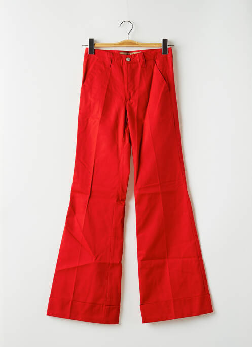 Pantalon chino rouge FREEMAN T.PORTER pour femme