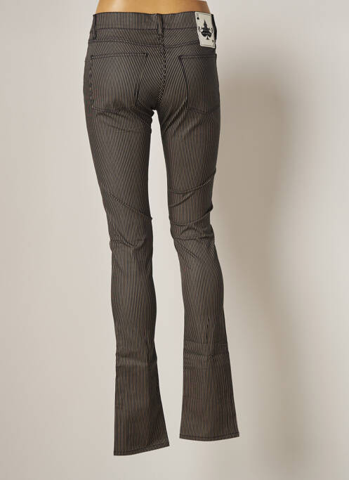 Pantalon slim noir HELLS BELLS pour femme