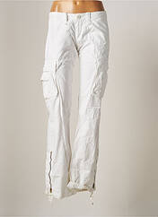 Pantalon cargo blanc LE TEMPS DES CERISES pour femme seconde vue