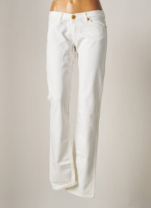 Jeans coupe slim blanc TAKE TWO pour femme