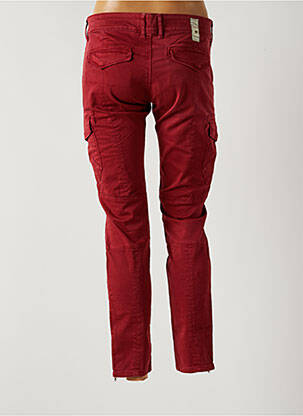 Pantalon 7/8 stretch taille basse rouge FIVE PM femme