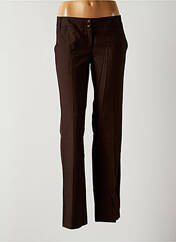 Pantalon chino marron ST-MARTINS pour femme seconde vue