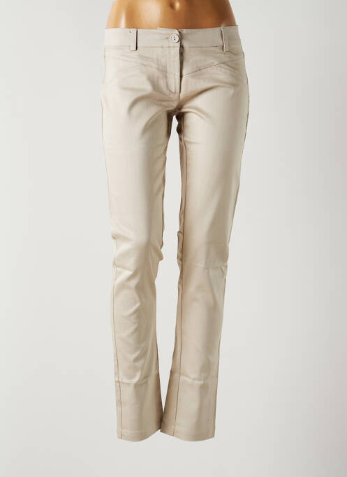 Pantalon chino beige ST-MARTINS pour femme