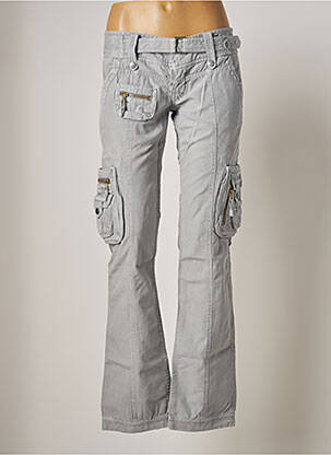 Pantalon cargo gris FREEMAN T.PORTER pour femme