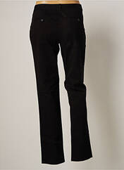 Pantalon chino noir LEON & HARPER pour femme seconde vue