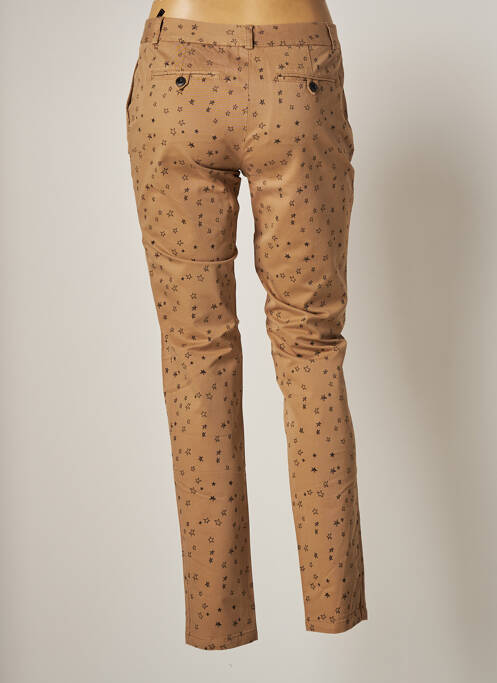 Pantalon chino beige LEON & HARPER pour femme