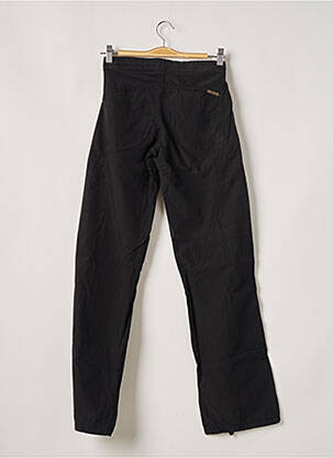 Pantalon droit fermeture zippée sous rabat boutonné taille normale noir FREEMAN T.PORTER femme